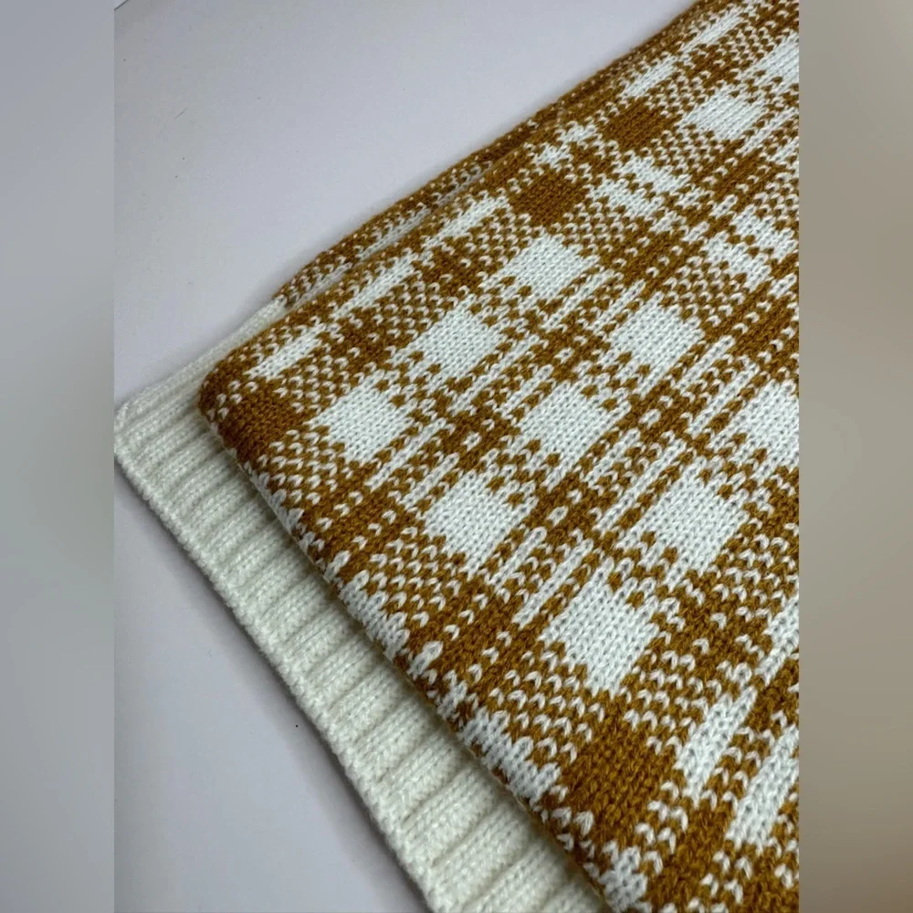 Timberland NWT Buffalo Plaid Scarf Unisex